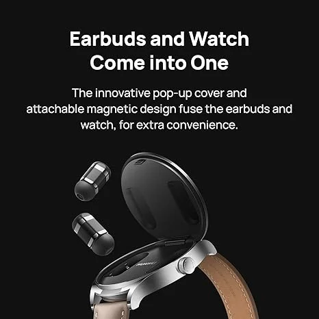 Watch Buds, Earbuds & Watch Come into 1,Compatible with Android & iOS, Black🏆5 years warranty. 🚚Home delivery within 2-5 days! 🔒Free return and exchange within 30 days